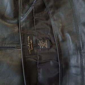 Croft & Barrow Lambskin Mini Skirt